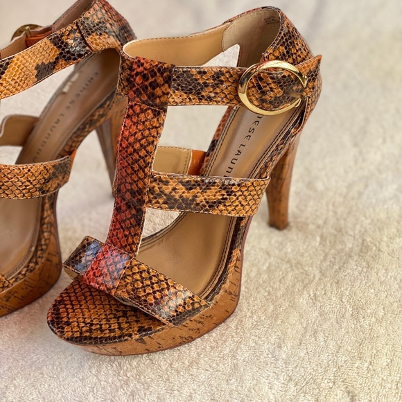 Leopard sandals by Chinese Laundry Size 9.5 w/BOX - Picture 2 of 16